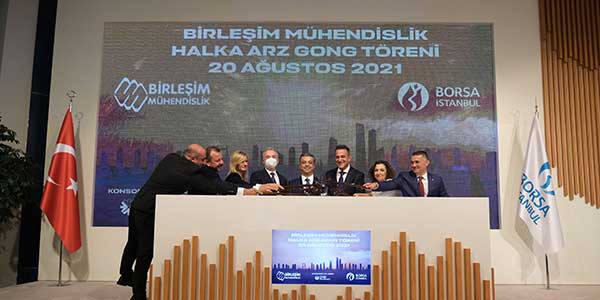 Birleşim Mühendislik entered the Borsa Istanbul by announcing its public offering.